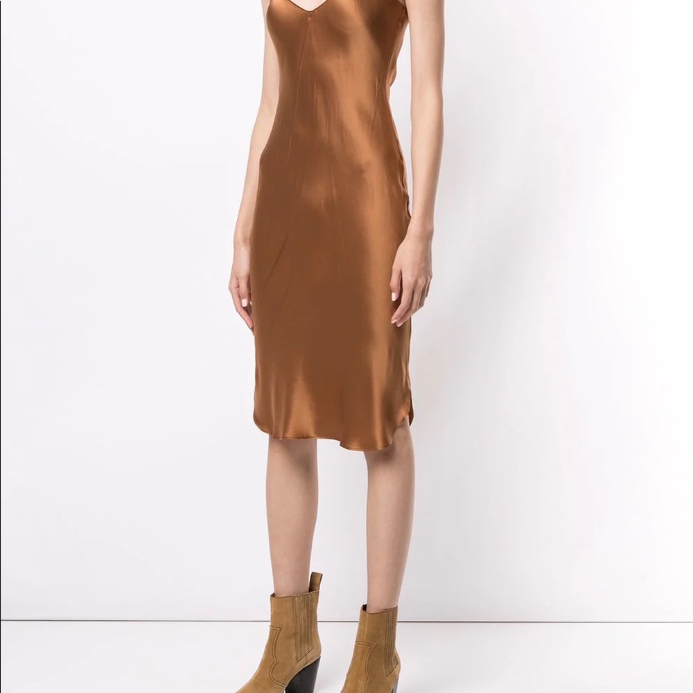 NWOT Nili Lotan Satin Slip Dress- Small